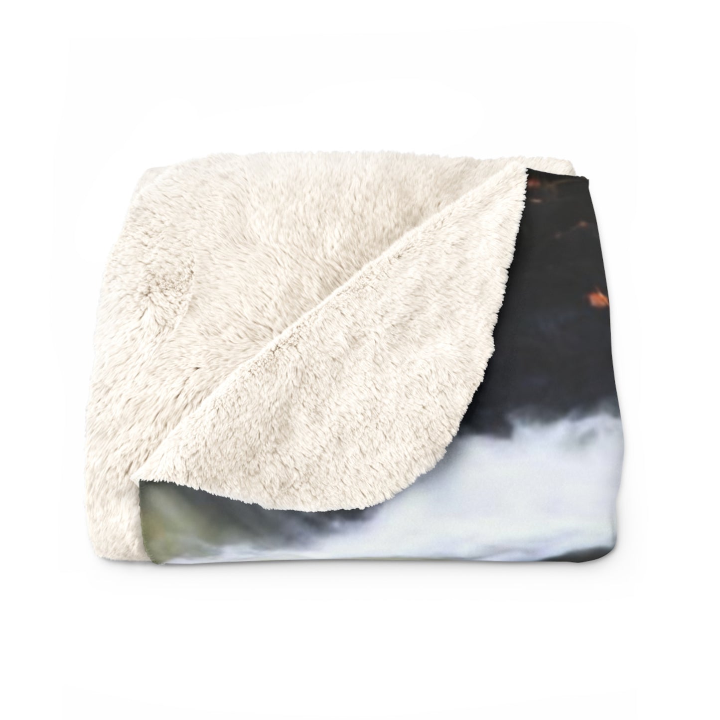 Fall Season Sherpa Fleece Blanket