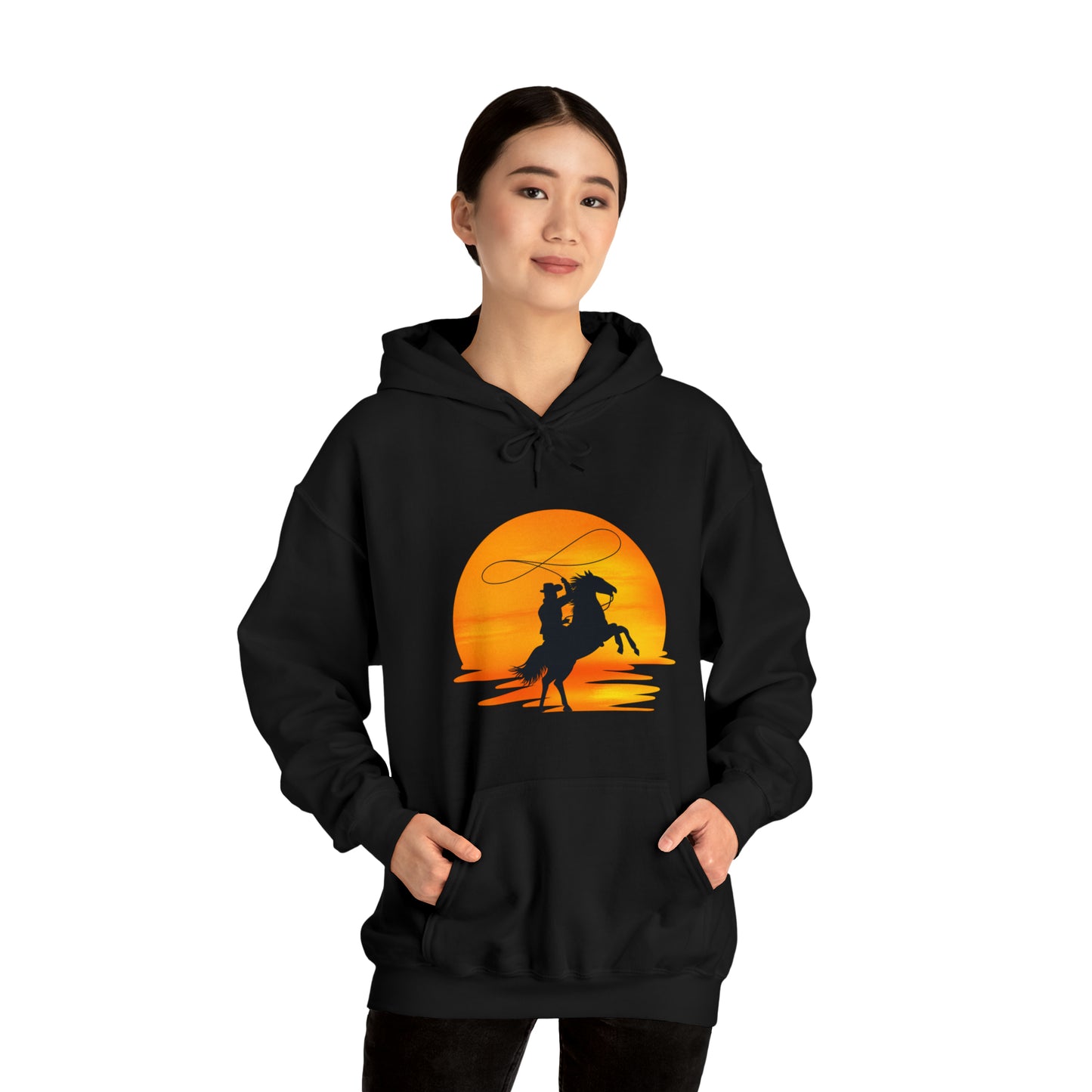 Cowboy sunset - Unisex Heavy Blend™ Hooded Sweatshirt