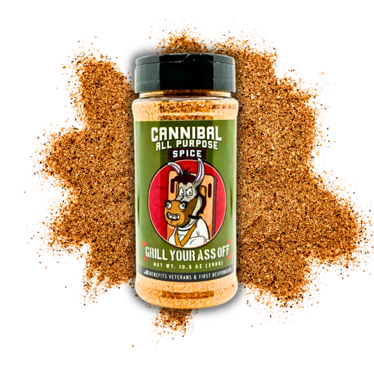 Cannibal All-Purpose Spice – Bold Flavor for Every Meal Grill Your Ass Off - Spices, Rubs, Seasonings, Sauces, Jerky