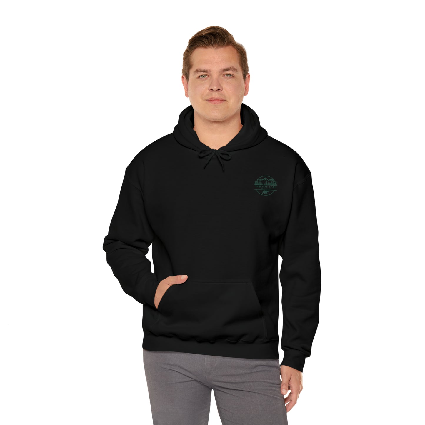 Moraine Lake Hiking Club - Unisex Heavy Blend™ Hooded Sweatshirt