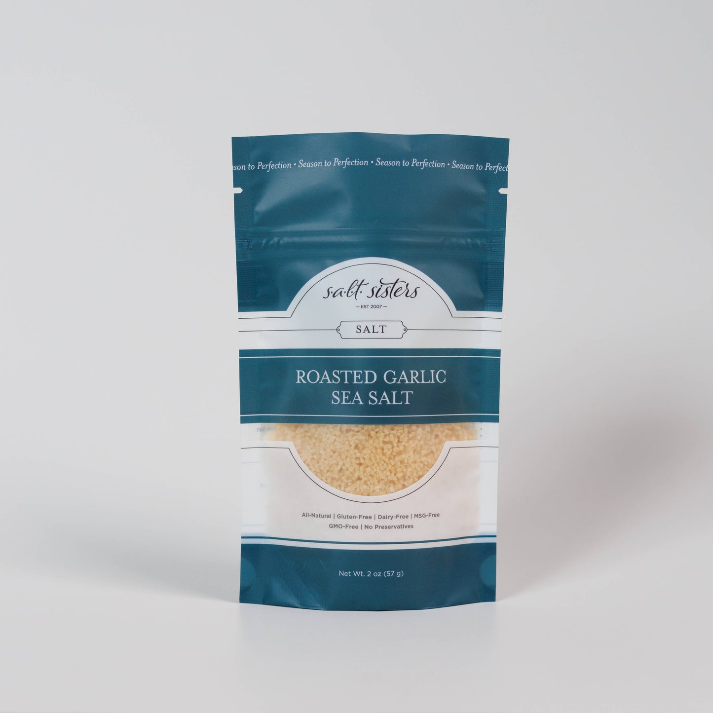 All-Natural Sea Salt - Roasted Garlic - 2 oz Salt Sisters