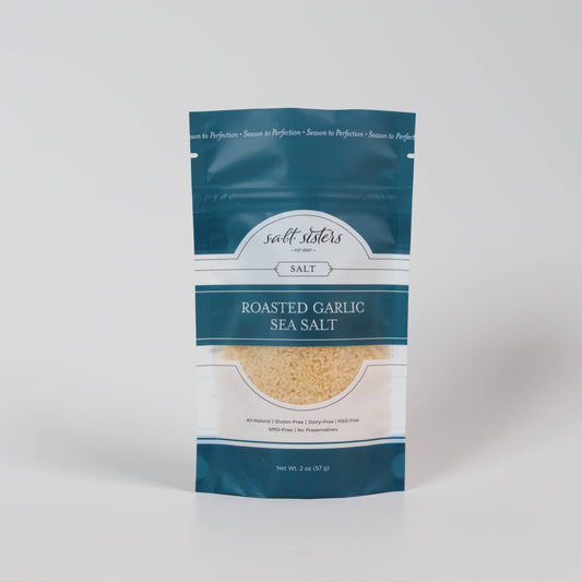 All-Natural Sea Salt - Roasted Garlic - 2 oz