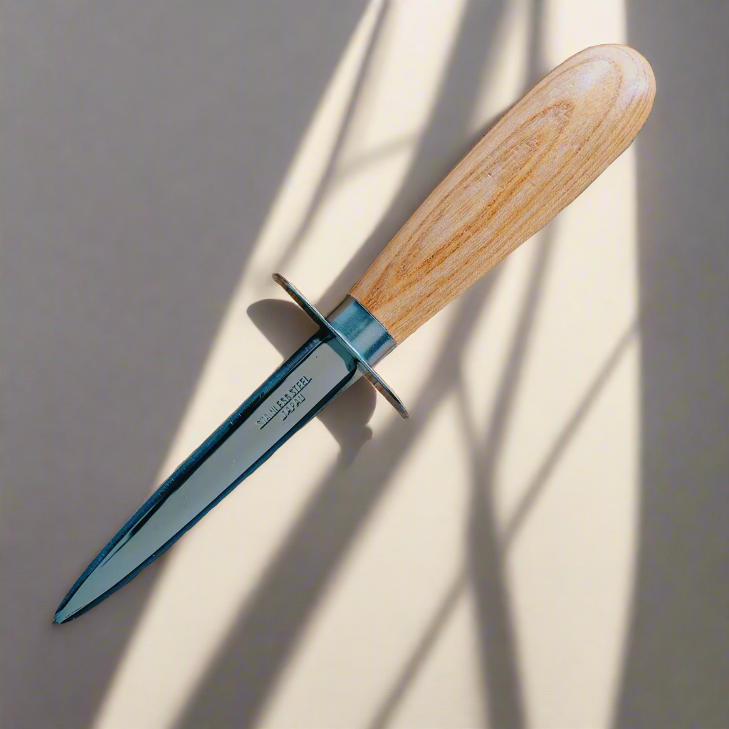 Ginza Steel | Oyster Knife Stainless Steel Wood handle 205mm Ginza Steel
