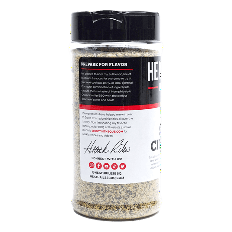 Heath Riles Simple Citrus Barbecue Rub, 12 oz SlobsRus BBQ