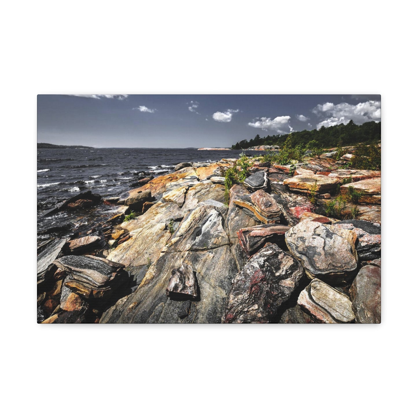 Georgian Bay Landscape Parry Sound Ontario - Canvas