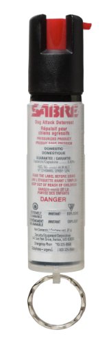 SABRE Dog Spray Compact Size Maximum Strength with Key Ring