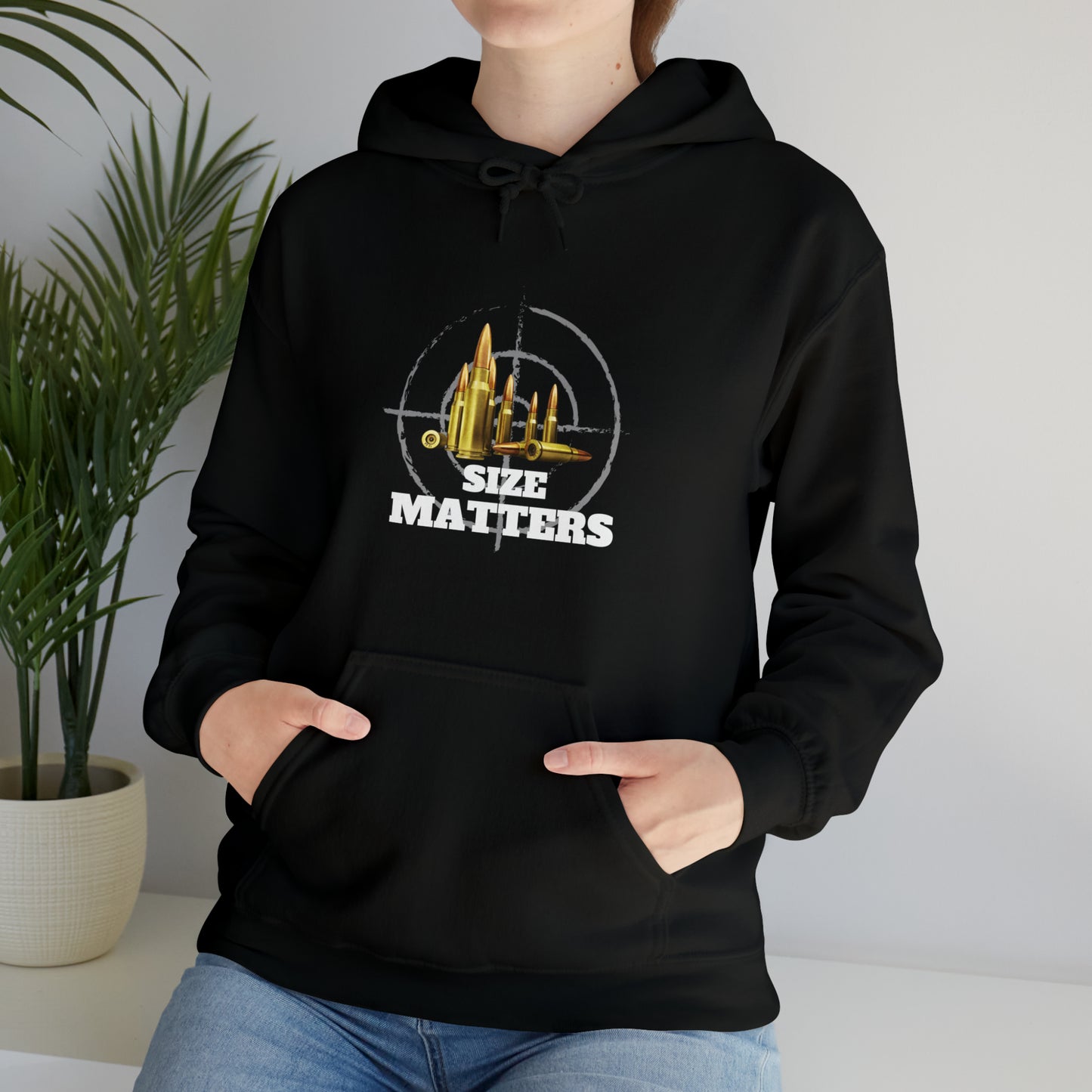 Size Matters - Unisex Heavy Blend™ Hooded Sweatshirt