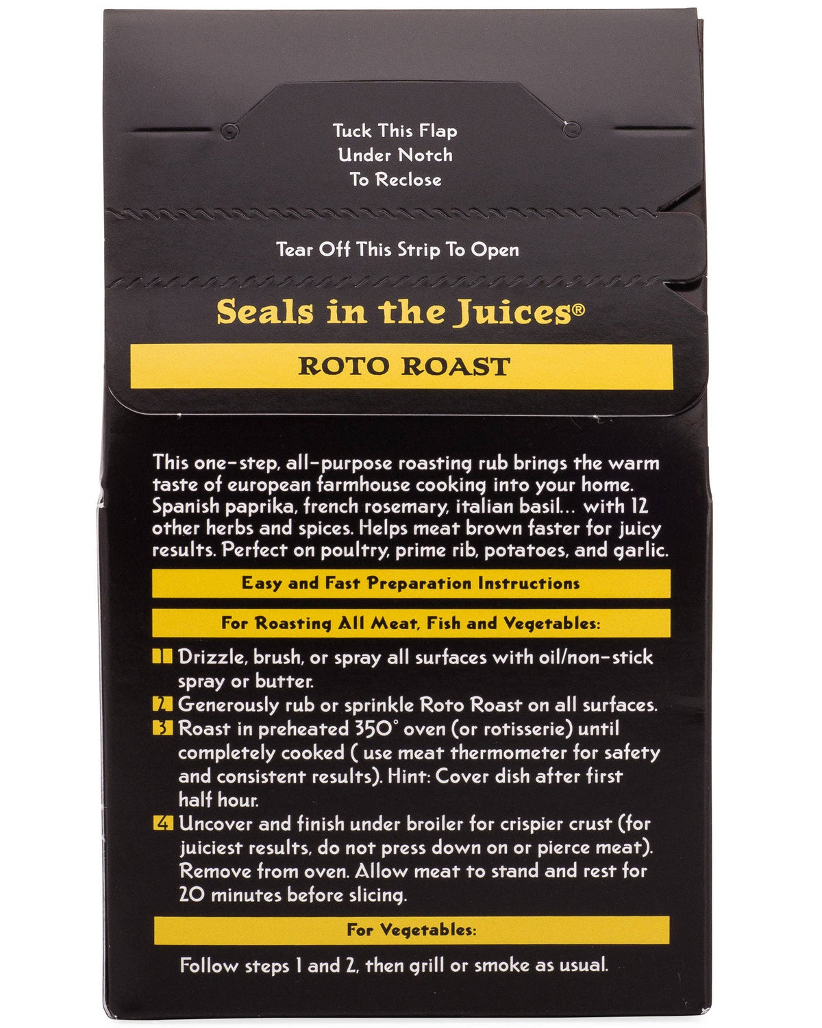 Char Crust Dry-Rub Seasoning Rotisserie Roast (6 pack)