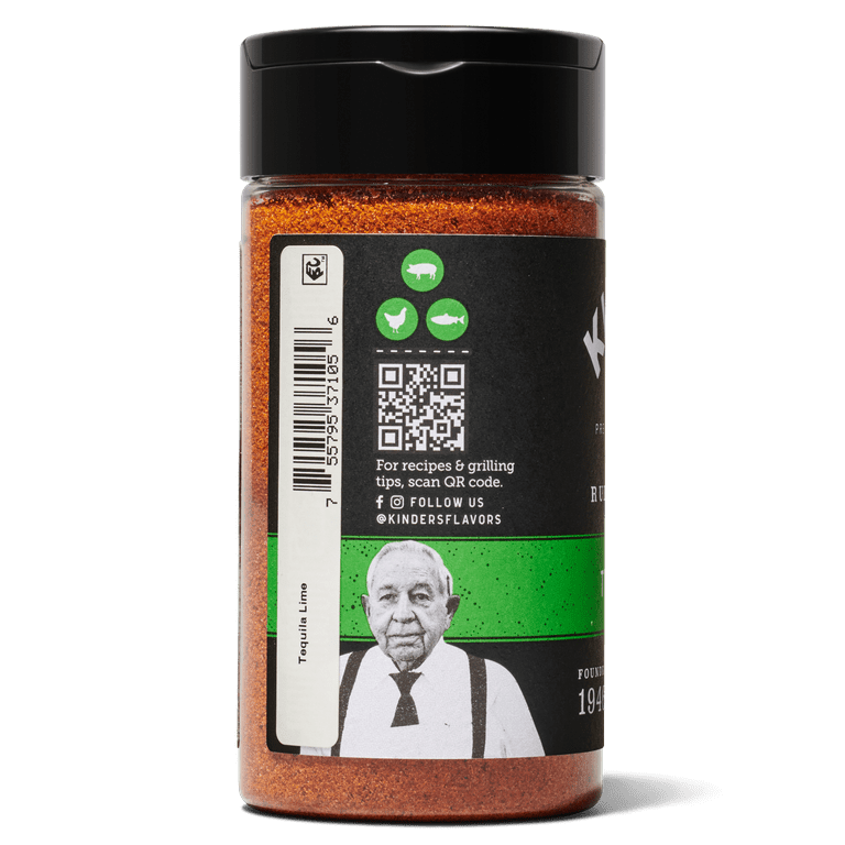 Kinder's Tequila Lime Seasoning, 5.9 oz SlobsRus BBQ