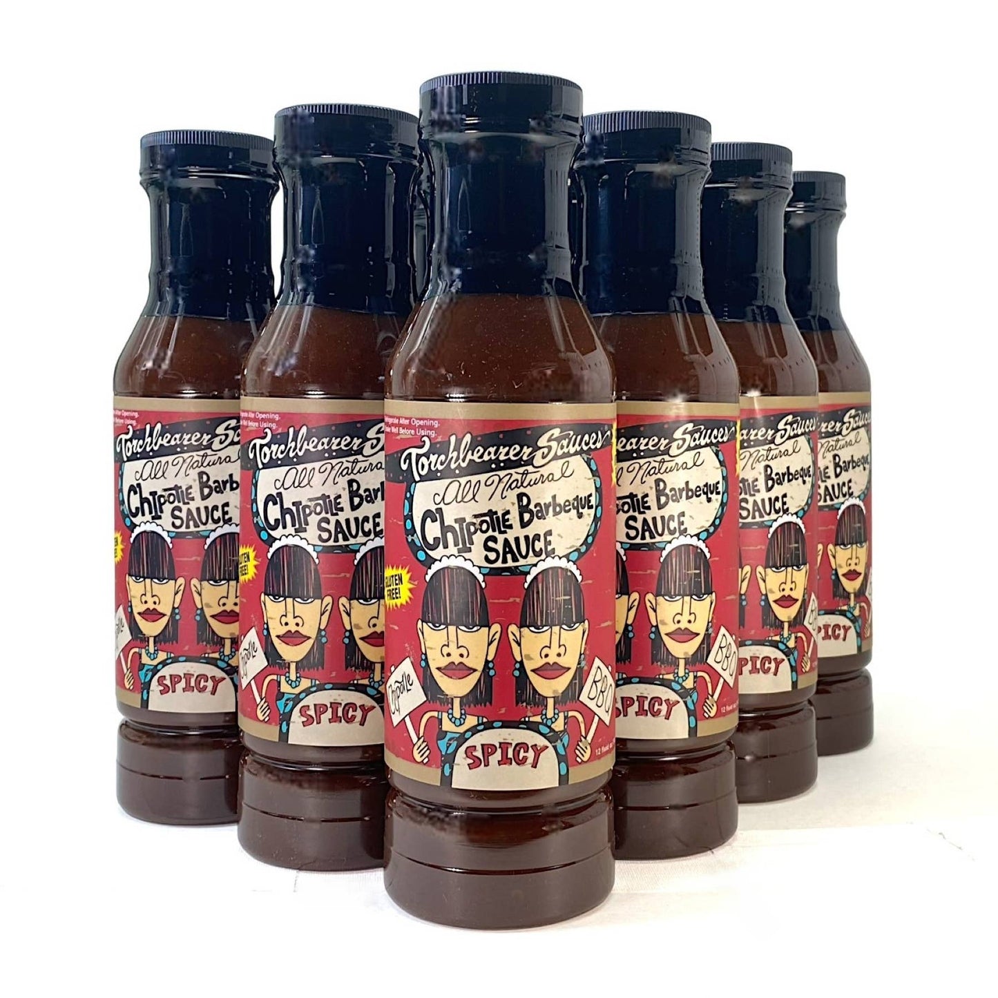 Torchbearer Chipotle BBQ | 12oz Bottle | Spicy n Smokey BBQ | Heat 3/10