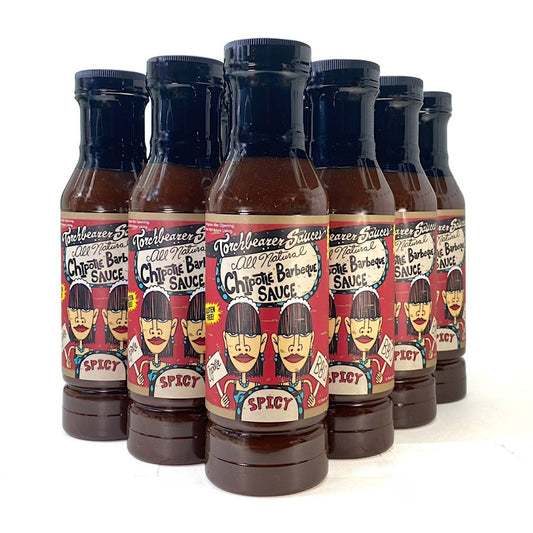Torchbearer Chipotle BBQ | 12oz Bottle | Spicy n Smokey BBQ | Heat 3/10