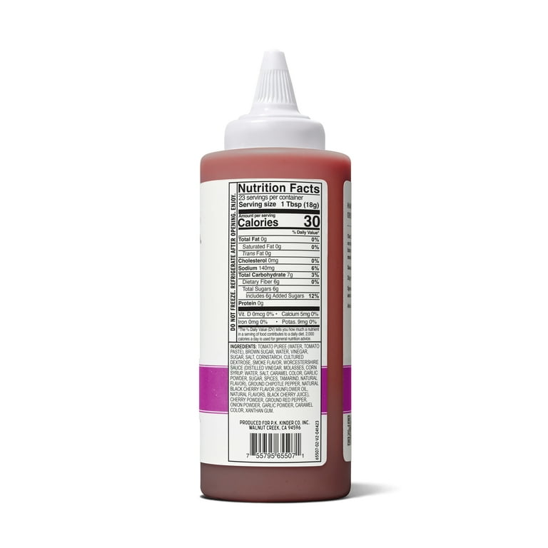 Kinder's Black Cherry Chipotle Wing Sauce, 15oz SlobsRus BBQ