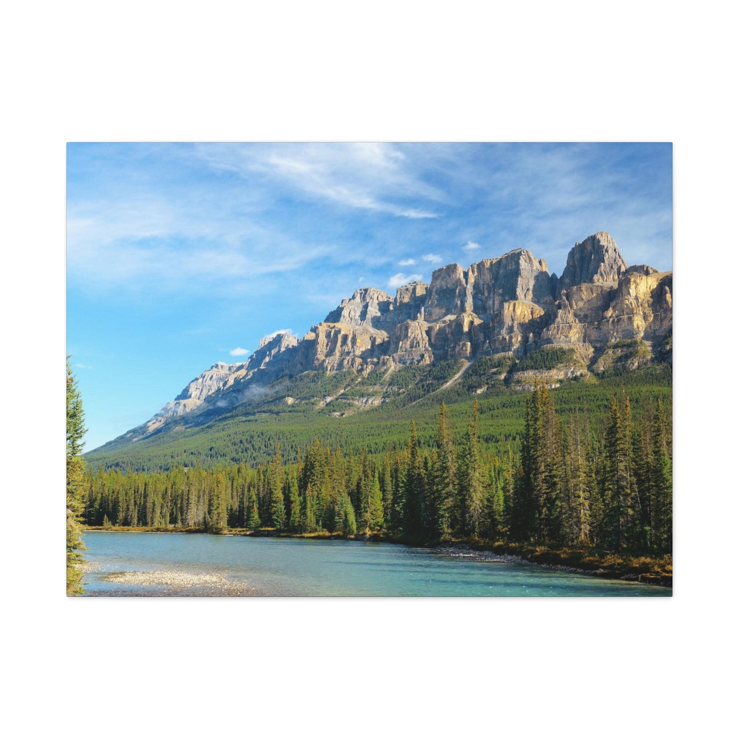 Castle Mountain Alberta Canvas Gallery Wraps