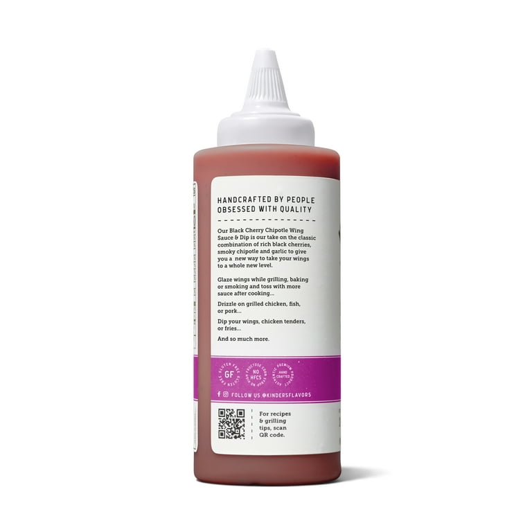 Kinder's Black Cherry Chipotle Wing Sauce, 15oz SlobsRus BBQ