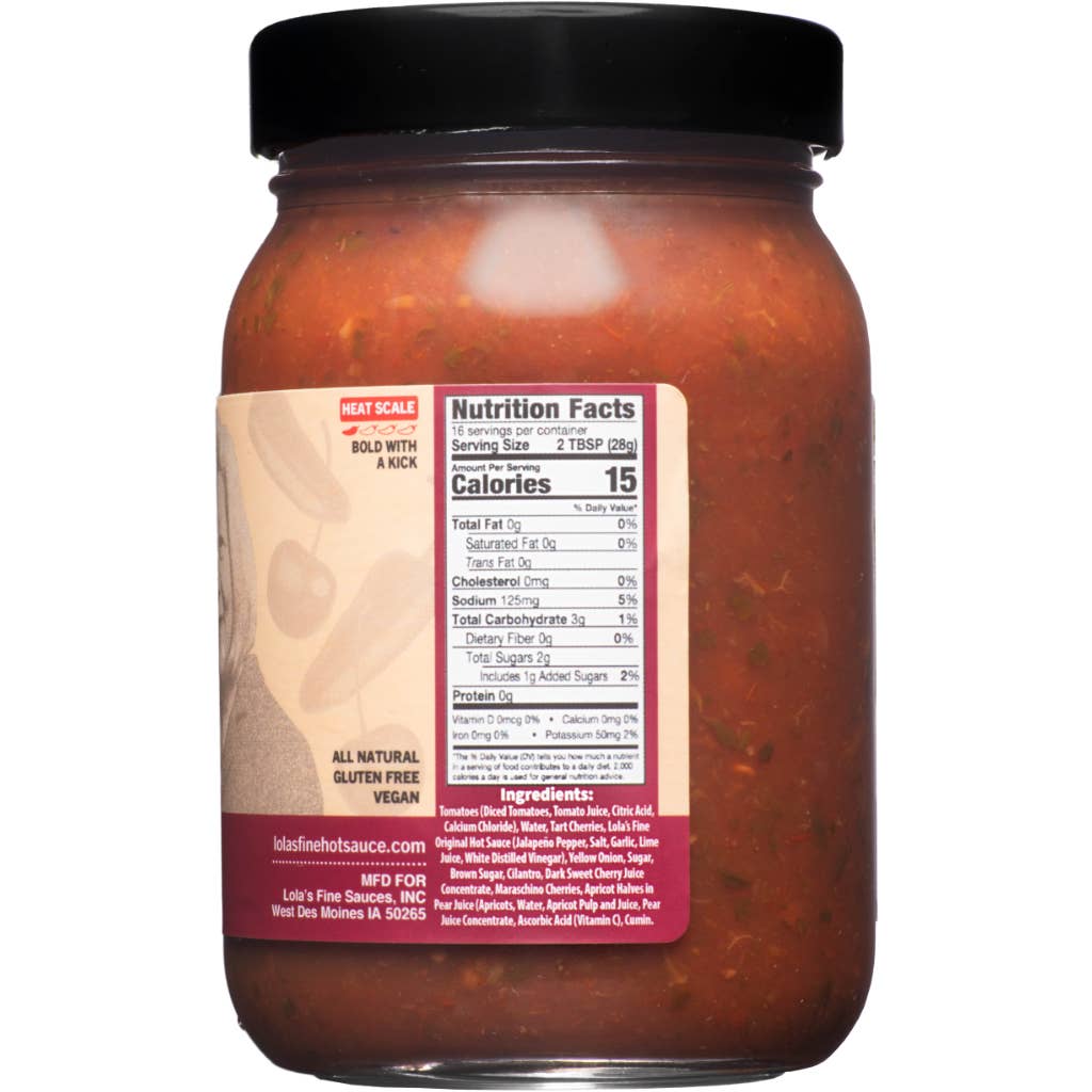 Cherry Jalapeño Salsa 16 oz - Mild