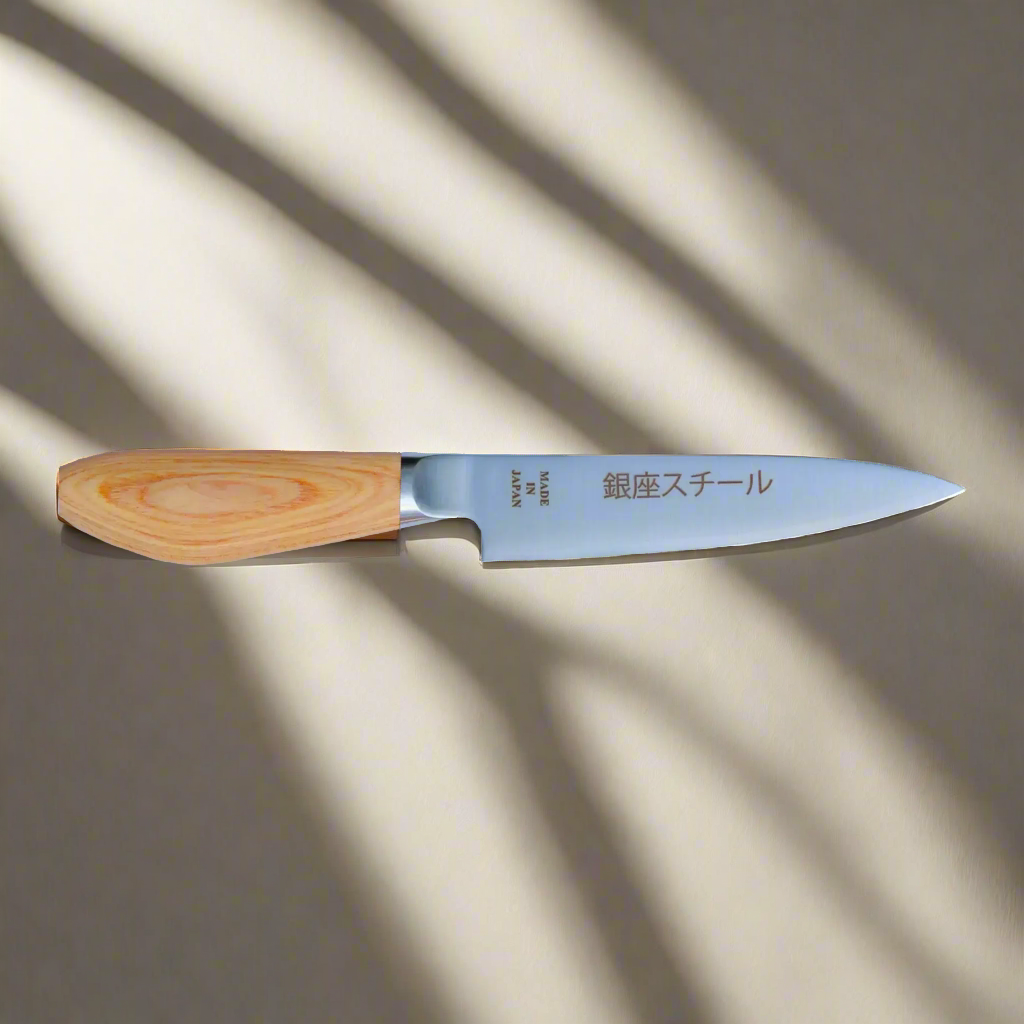 MATSUE 130 | MV Stainless Steel Petty Knife 130mm/Natural Wood Handle Ginza Steel