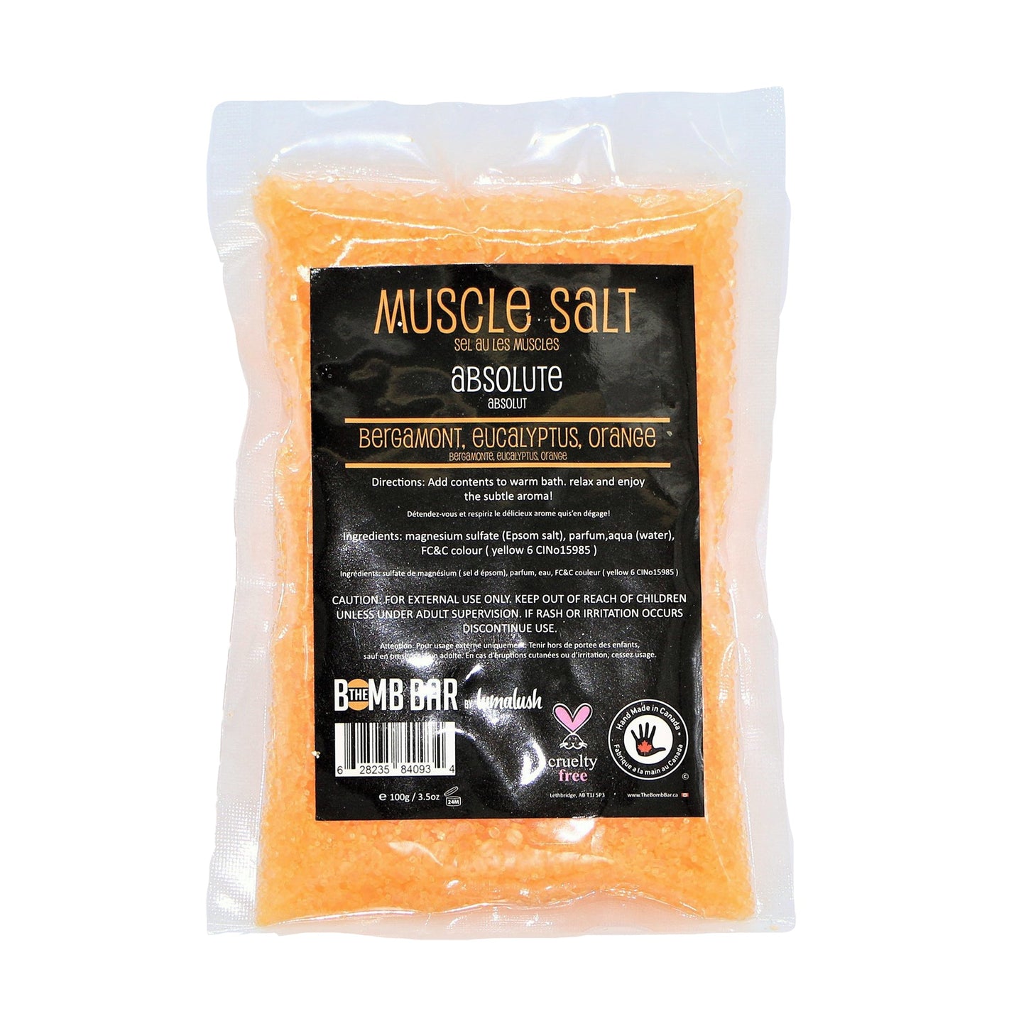 Muscle Salt Soak with Epsom Salt