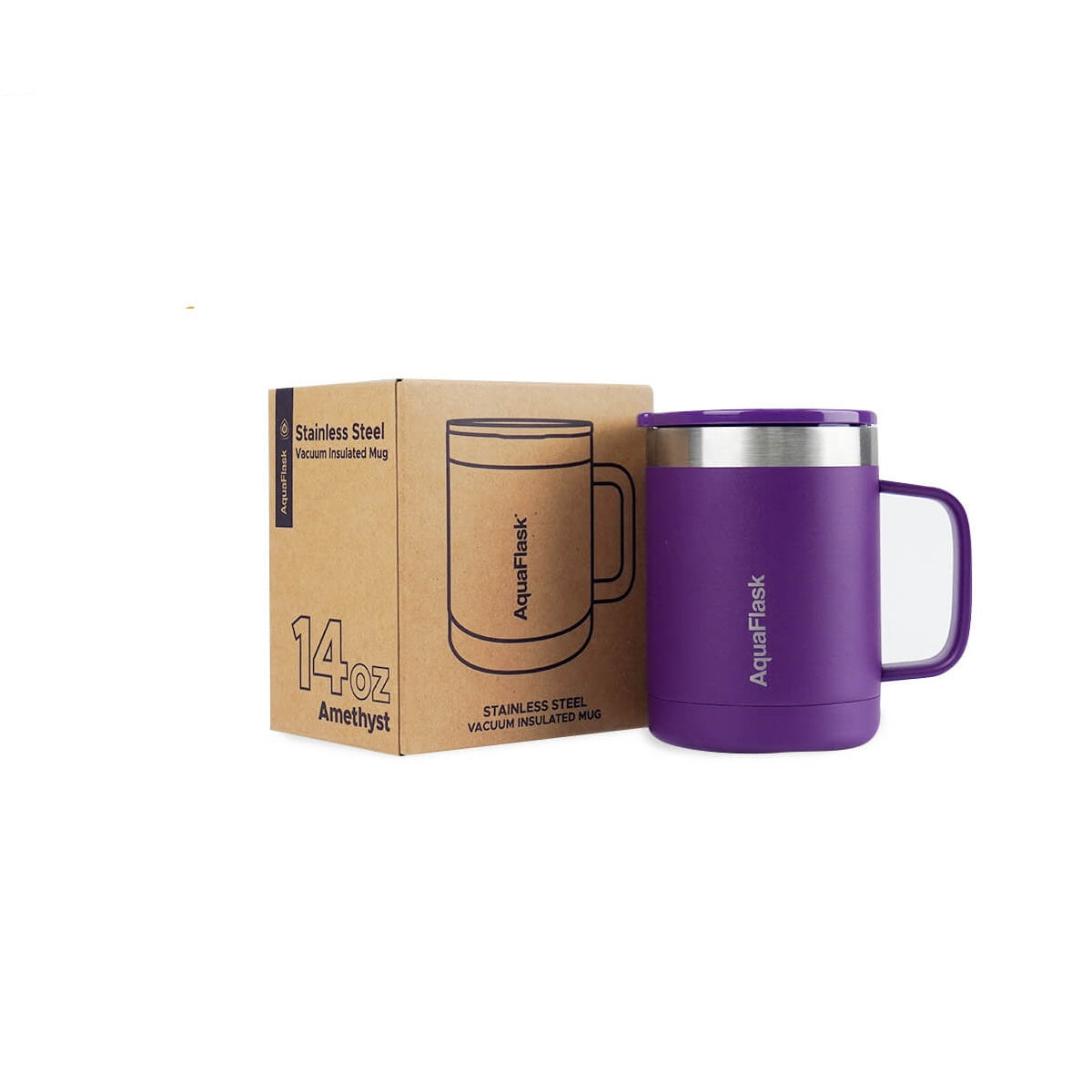 Aquaflask Thermal Insulated Lidded Mug With Handle 415ml (14 oz) aquaflaskcanada