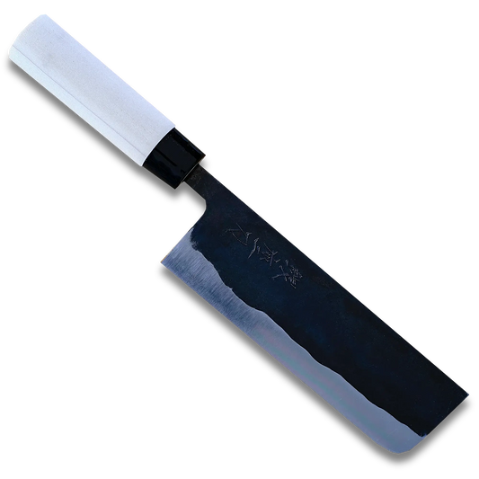 Aogami 166 | Nakiri Knife 165mm Blue#2 Soft iron Blade | Made in Japan Ginza Steel