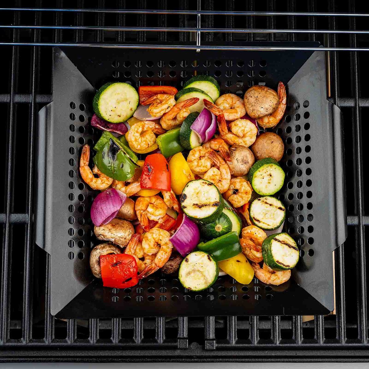 TableCraft Square Non-Stick Grilling Basket