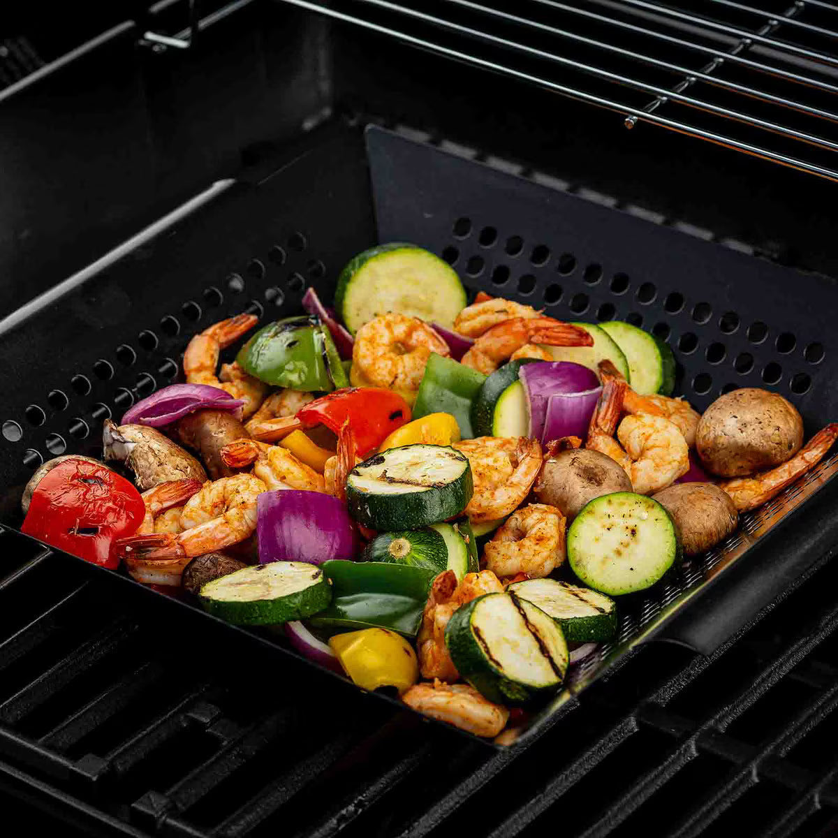 TableCraft Square Non-Stick Grilling Basket
