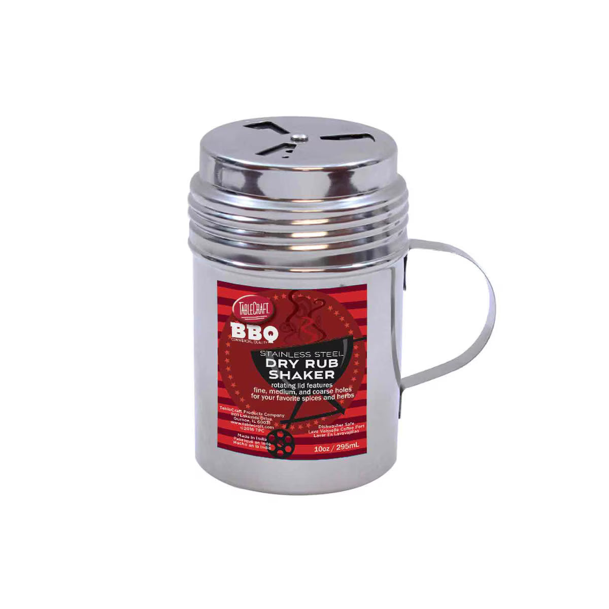 TableCraft 10 oz Dry Rub Shaker With Handle