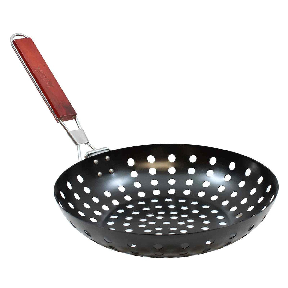 TableCraft Round Grilling Wok With Handle