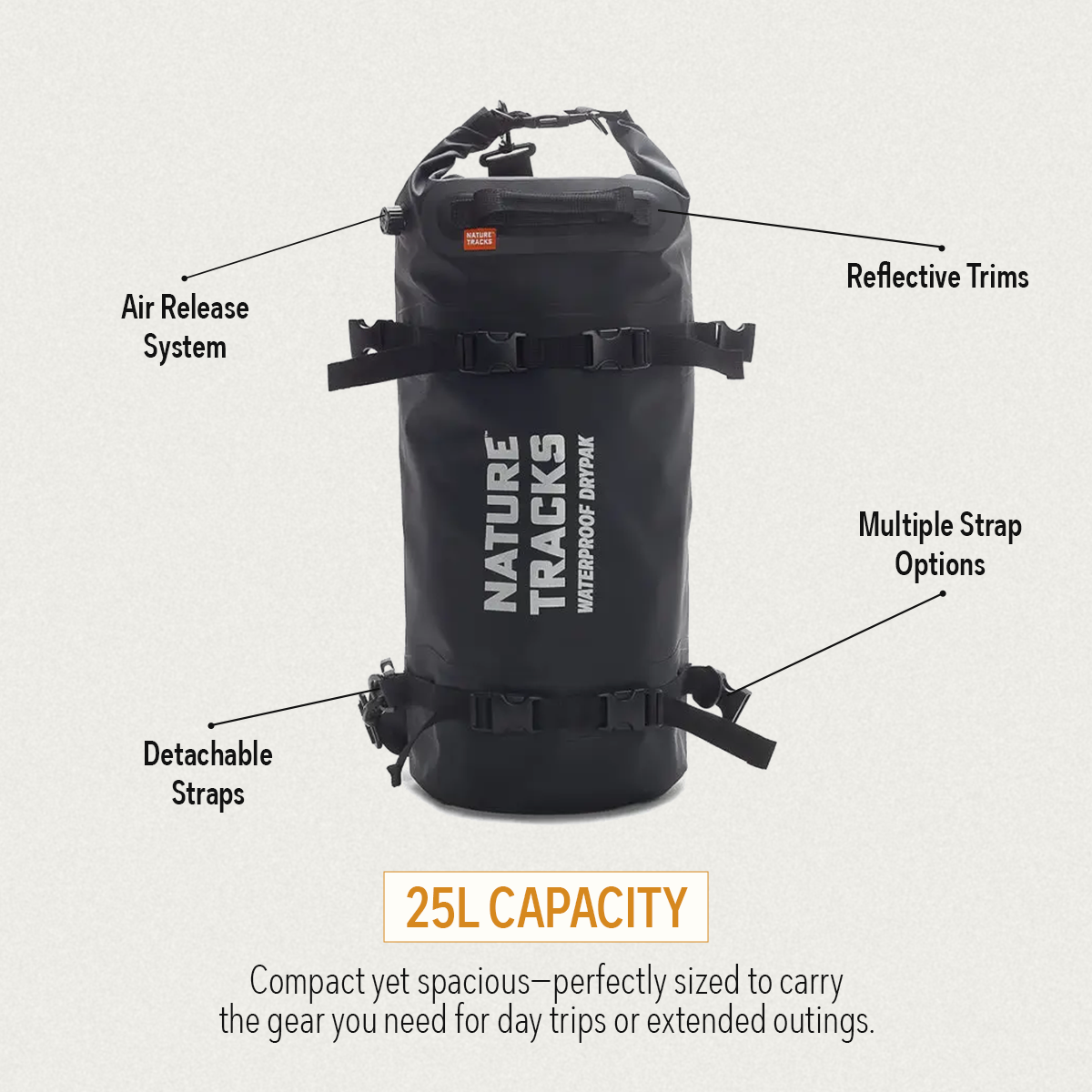 PEAK SERIES - EXPEDITION DRYPAK BAG 25L Nature Tracks