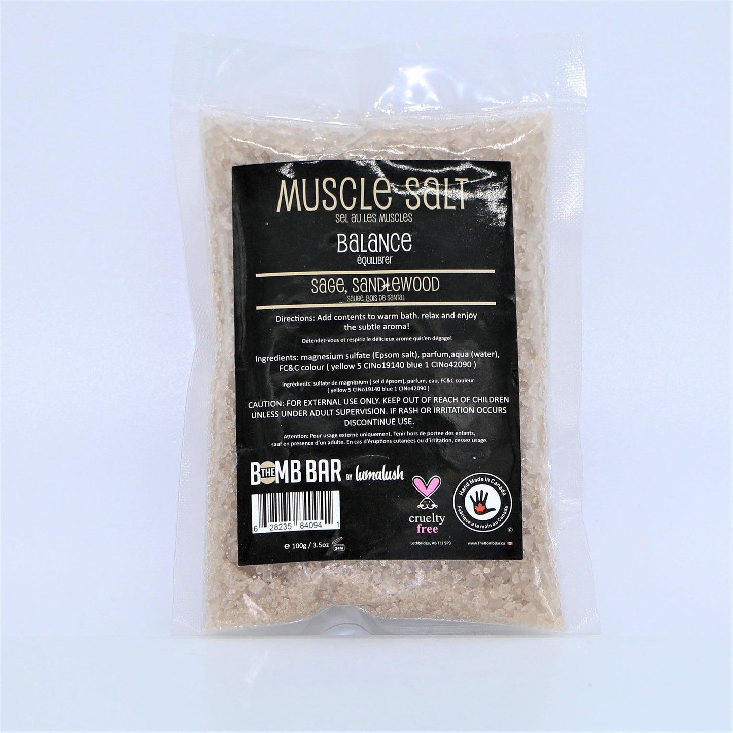 Muscle Salt Soak with Epsom Salt
