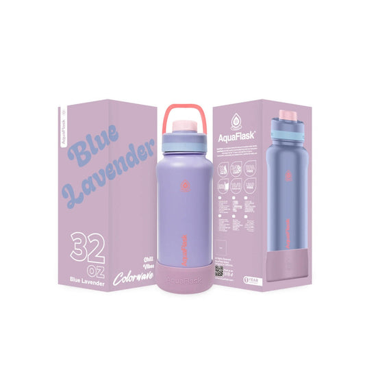 Aqua Flask Colorwave 32oz – Stainless Steel, Vacuum Insulated, Hot & Cold, Leak Proof, Travel & Office Bottle aquaflaskcanada