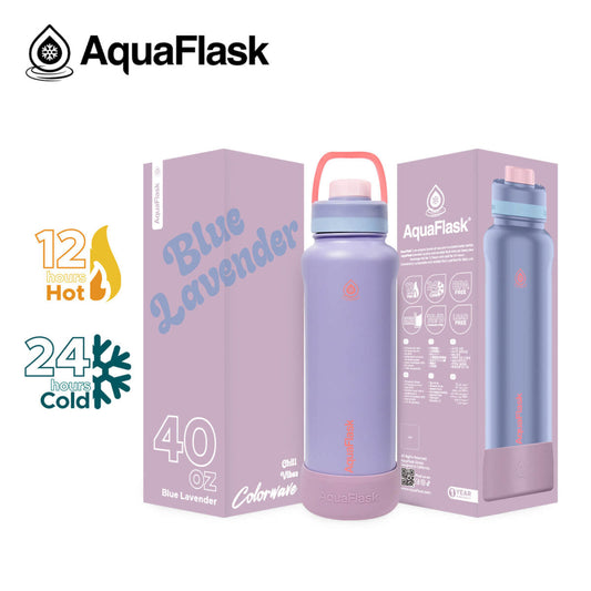 AquaFlask Colorwave 40oz Tumbler – Double Wall Stainless Steel, Keeps Drinks Hot & Cold, Leak-Proof aquaflaskcanada