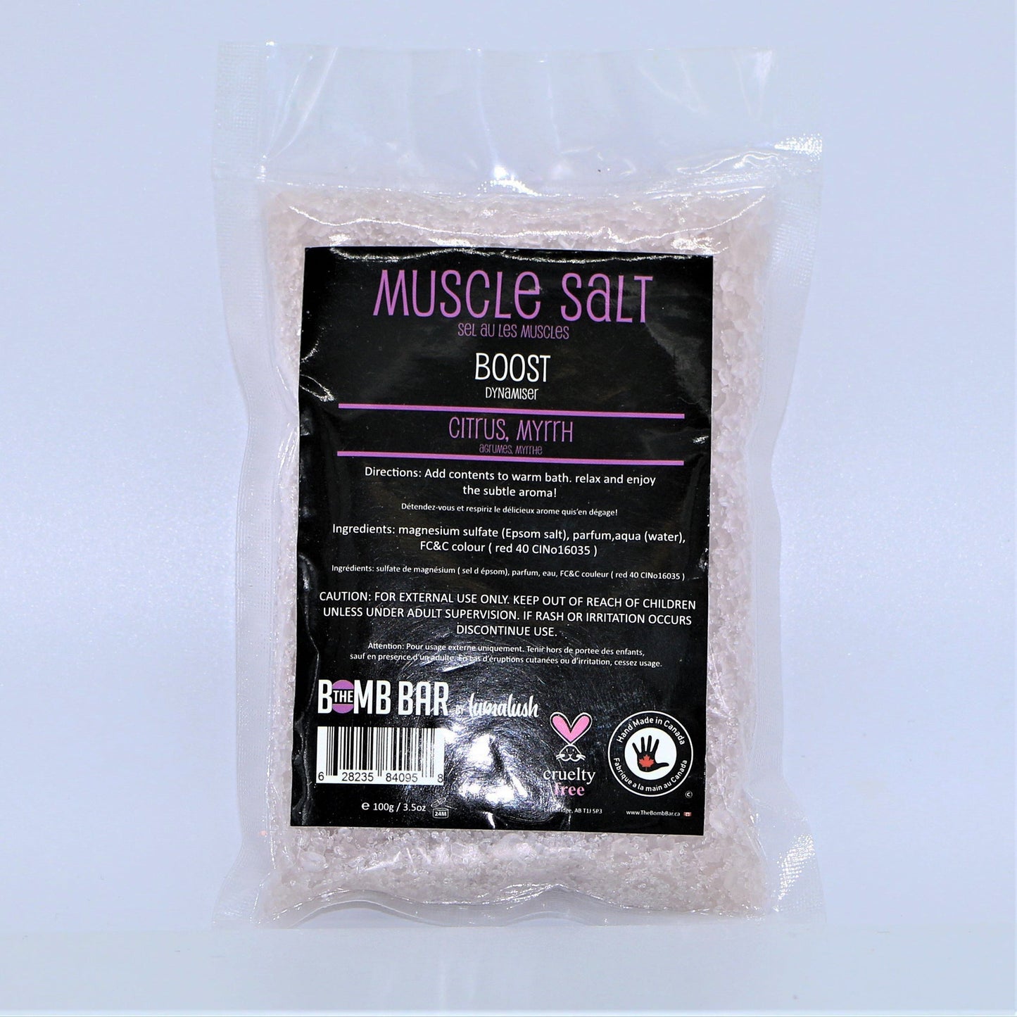 Muscle Salt Soak with Epsom Salt