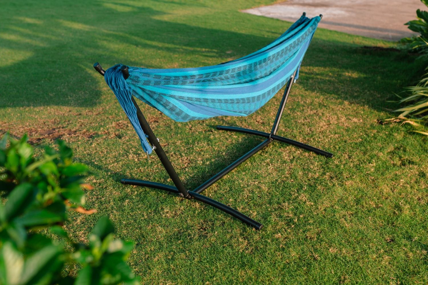 Premium Brazilian Style Double Hammock with Universal Stand Hammock Universe Canada