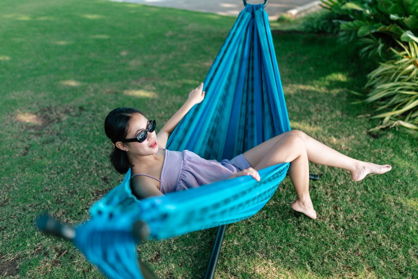 Premium Brazilian Style Double Hammock with Universal Stand Hammock Universe Canada