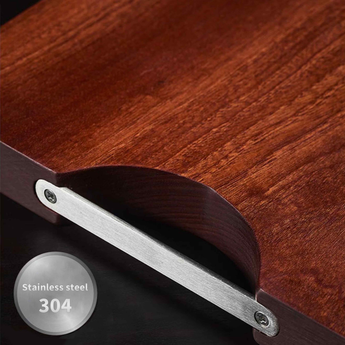 Ginza Pro Cutting Board - Ebony Wood - 50x35x3cm Ginza Steel