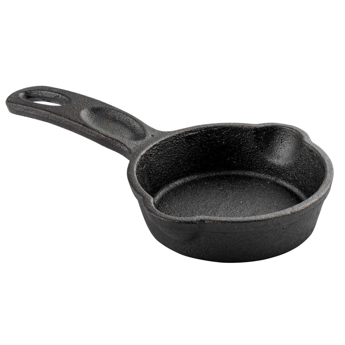 TableCraft Cast Iron Cookware 4" Round Mini Skillet