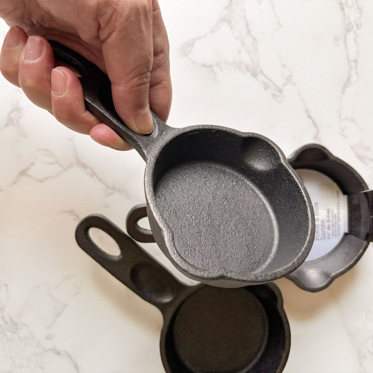 TableCraft Cast Iron Cookware 4" Round Mini Skillet