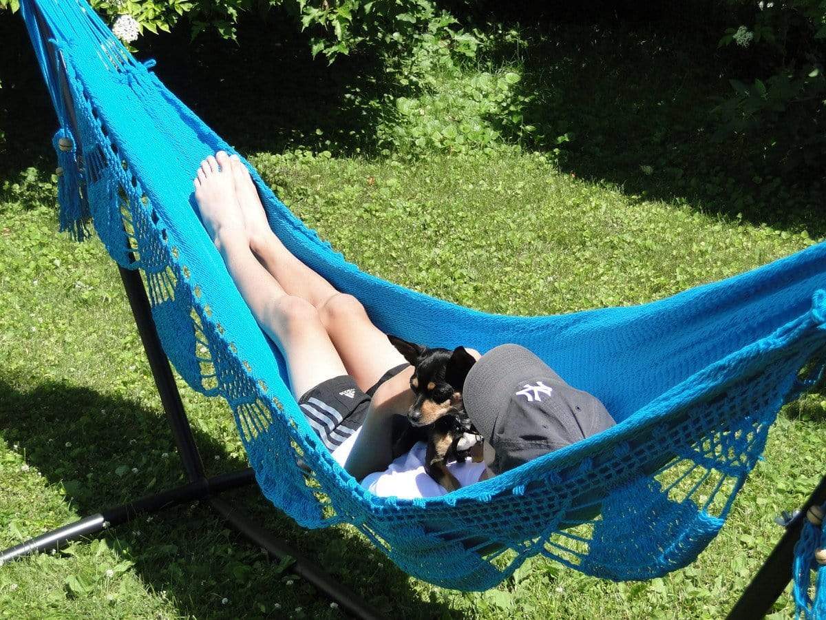 Nicaraguan Hammock with Universal Hammock Stand Hammock Universe Canada