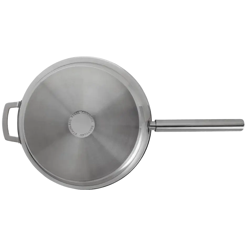 COMBEKK  | Ceramic Stainless Steel Fry Pan 32cm Ginza Steel