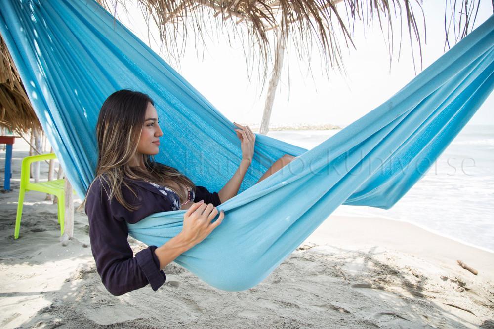 Colombian Double Hammock with Universal Hammock Stand Hammock Universe Canada