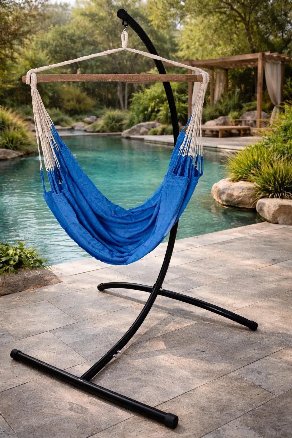 Colombian Hammock Chair with Universal Chair Stand Hammock Universe Canada