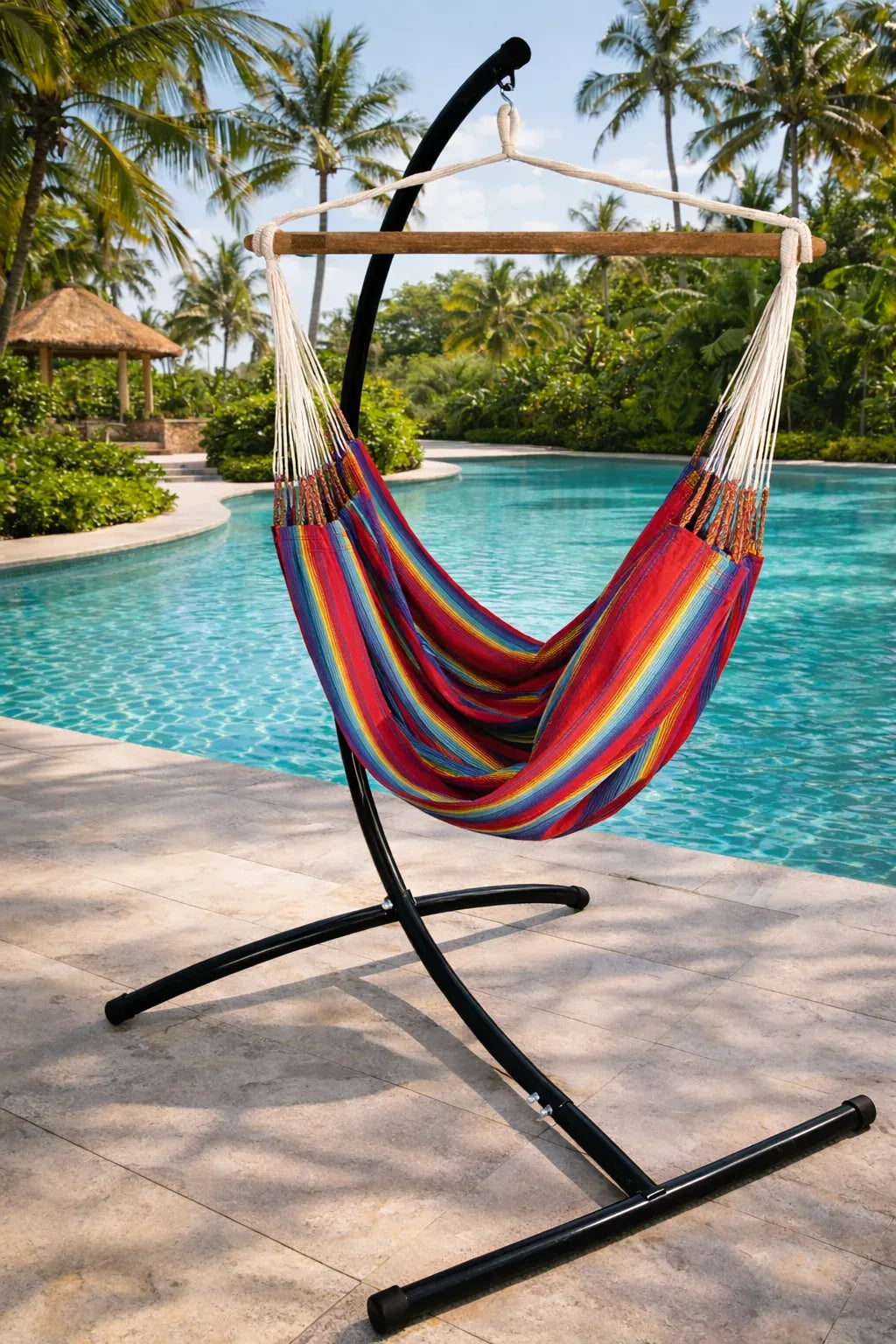 Colombian Hammock Chair with Universal Chair Stand Hammock Universe Canada