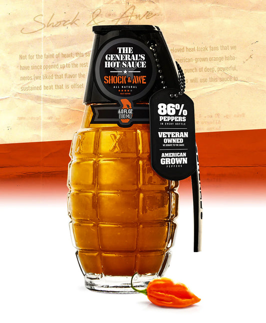 The Generals Shock and Awe Grenade Hot Sauce