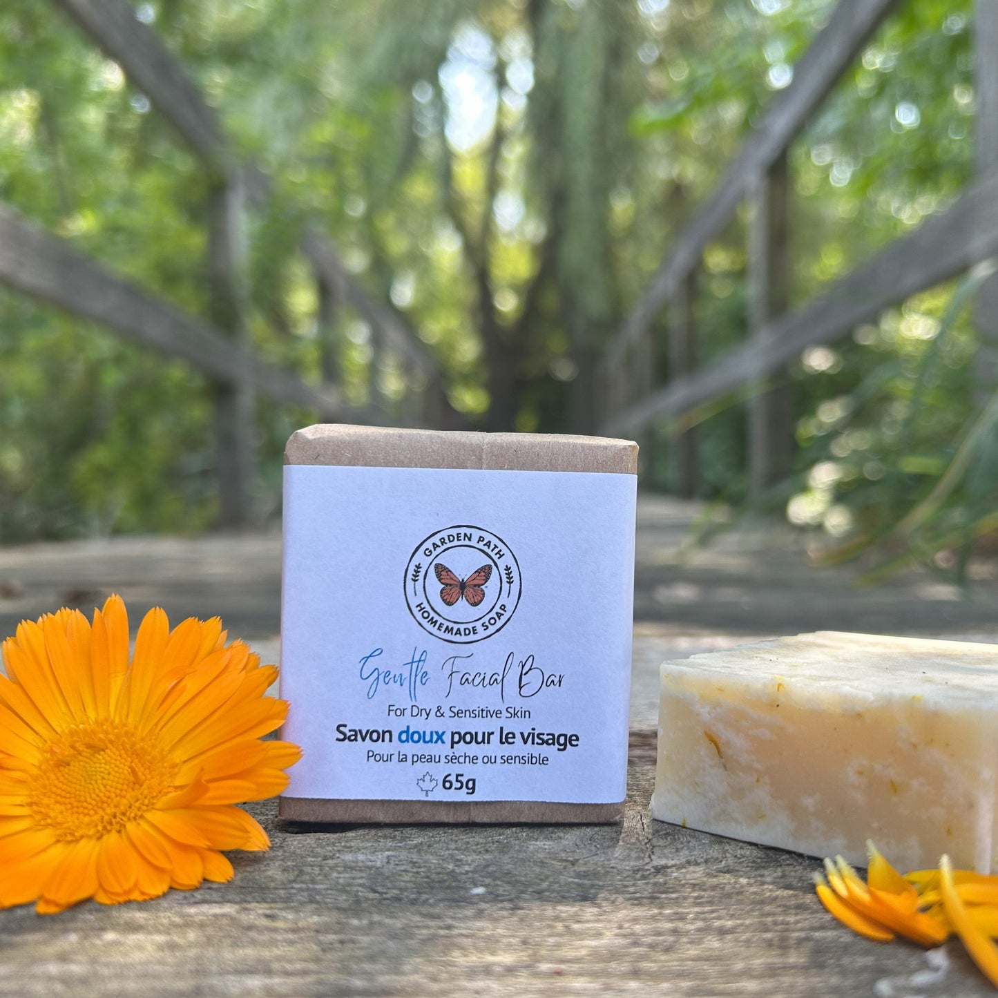 Facial Bar Soap - Gentle | Dry, Sensitive Skin | 100% Natural Ingredients