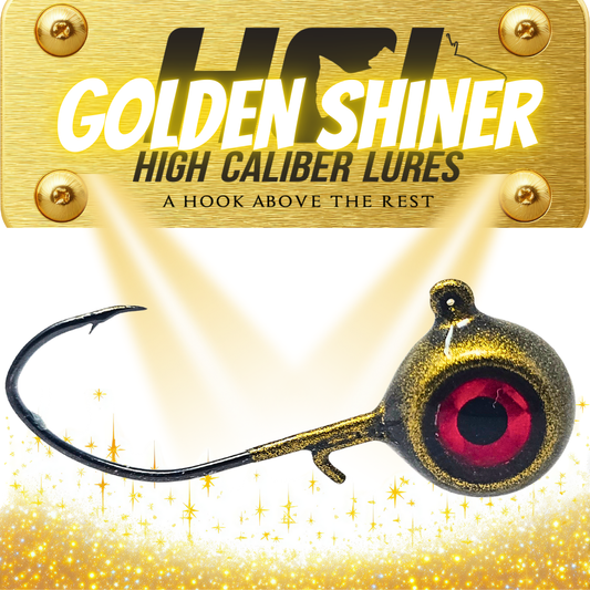 Golden Shiner Walleye Jig – High Caliber Lures