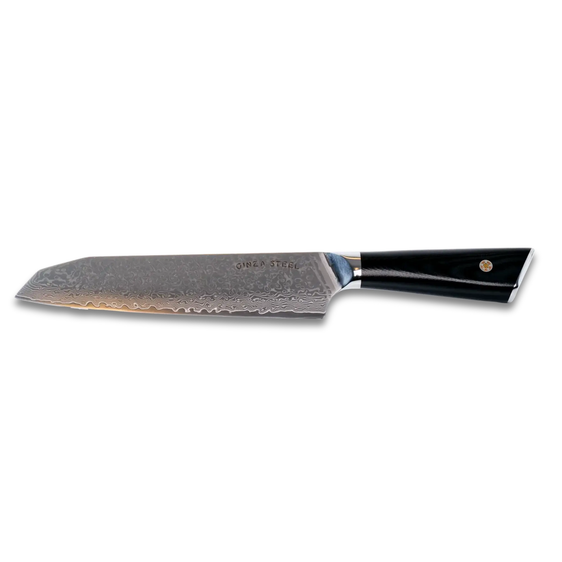 Hagakure 20 - Japanese Santoku Knife 8" - VG10 Damascus Steel Ginza Steel