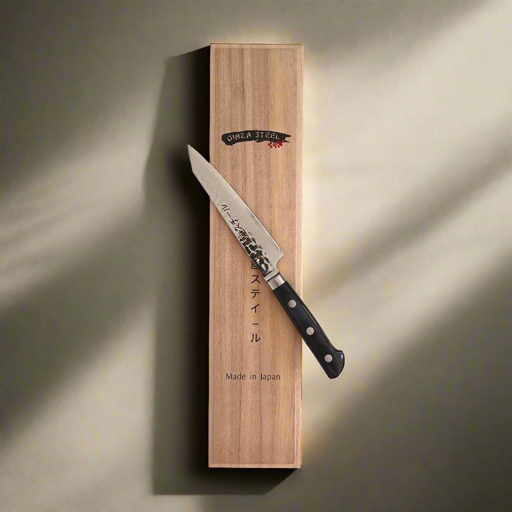 Hayakawa 145- Kiritsuke Petty Knife 145mm blade Ginza Steel
