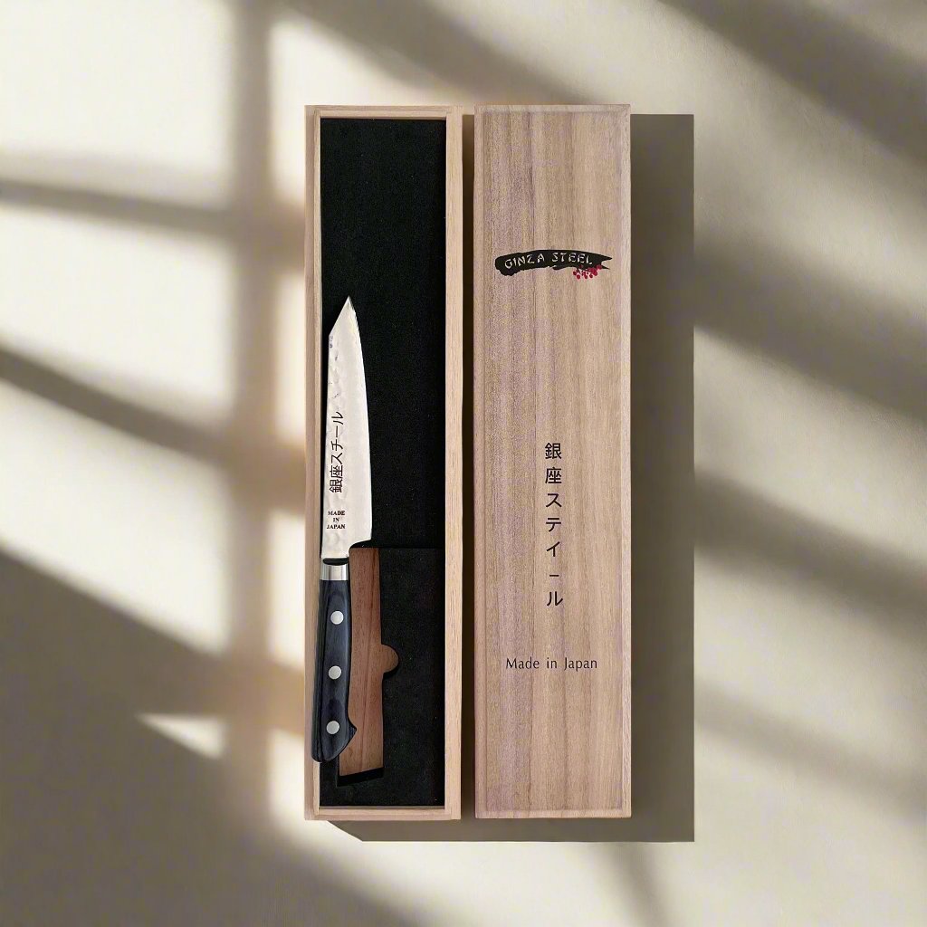 Hayakawa 145- Kiritsuke Petty Knife 145mm blade Ginza Steel