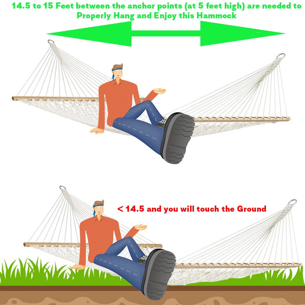 Cotton Rope Hammock - Double Hammock Universe Canada