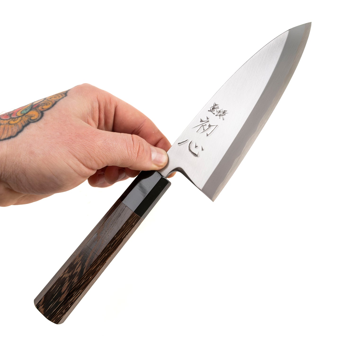 Hatsukokoro Shirasagi Migaki Deba Knife 150 mm SHARP Knife Shop